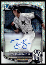 2025 Bowman Chrome BMA-GL George Lombard Jr. Prospects Rookie New York Yankees Auto