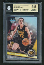 2023 Bowman University Chrome Caitlin Clark #34 BGS 9.5
