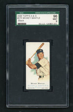 2006 Topps Allen & Ginter's #275 Mickey Mantle The World's Champions Black SGC 96 Mint New York Yankees