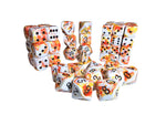 Chessex Brush Dice Sunrise 7 Die Set