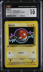 2000 Pokemon #67/102 Voltorb Base Set - 1st Edition CGC 10