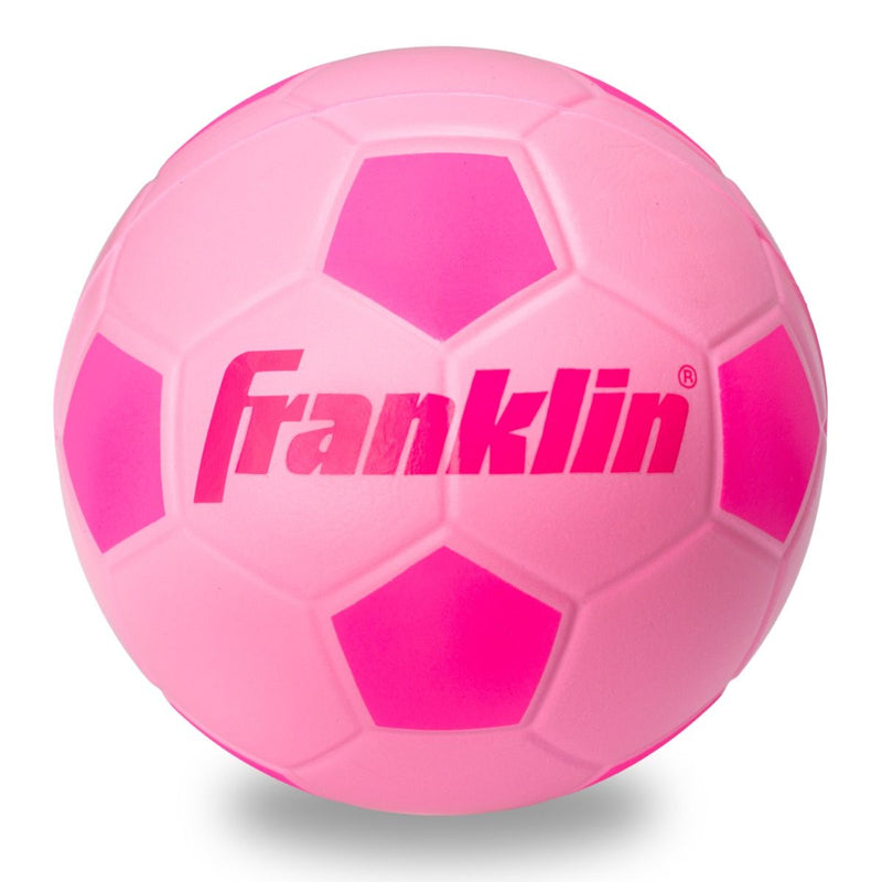 Franklin Sports Probrite Foam Soccer Ball - 6.5 Inch Pink