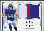 2025 National Treasures Cam Skattebo Patch /99