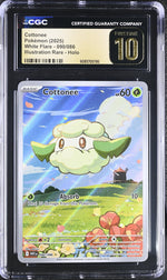 2025 Pokémon White Flare Cottonee Illustration Rare #090/086 CGC Pristine 10