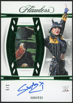 2024 Panini Flawless WWE Shotzi Emerald Auto /5