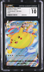 2021 Pokémon Sword & Shield Celebrations Flying Pikachu #007/025 VMAX CGC 10