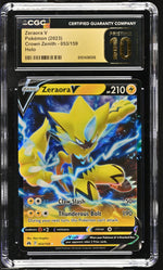 2023 Pokemon #053/159 Zeraora V Crown Zenith CGC 10
