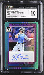 2025 Donruss #SG-PJM PJ Morlando Signature Series /15 CGC 10