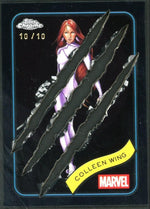 2025 Topps Chrome Marvel Colleen Wing Clawed Chrome Black Refractor /10