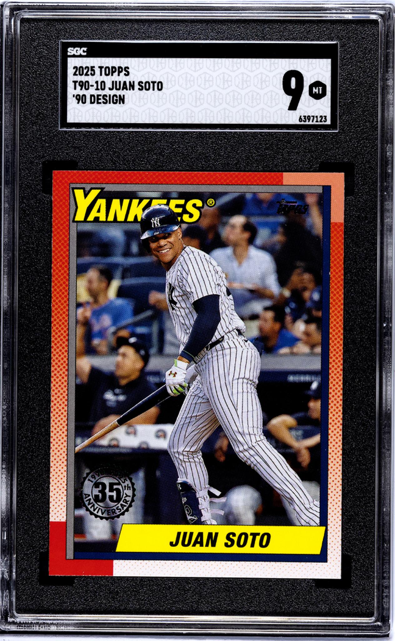 2025 Topps #T90-10 Juan Soto '90 SGC 9 – Monmouth Sports Cards