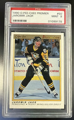 1990 O Pee Chee Premier Jaromir Jagr #50 PSA 9