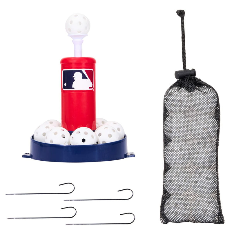 Franklin Sports MLB Micro Tee Trainer with 10 Mini Balls
