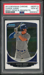 2013 Bowman Draft Picks and Prospects Chrome Aaron Judge #BDPP19 PSA 10