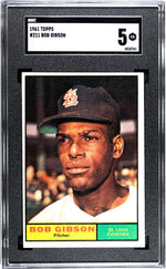 1961 Topps #211 Bob Gibson SGC 5