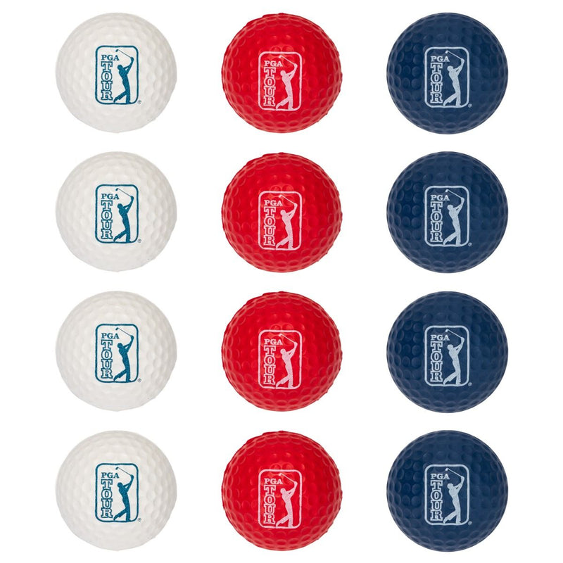 Franklin Sports PGA Tour Foam Golf Balls - 12 Pack