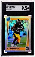 2021 Donruss Optic Holo Prizm Najee Harris #213 RC SGC 9.5