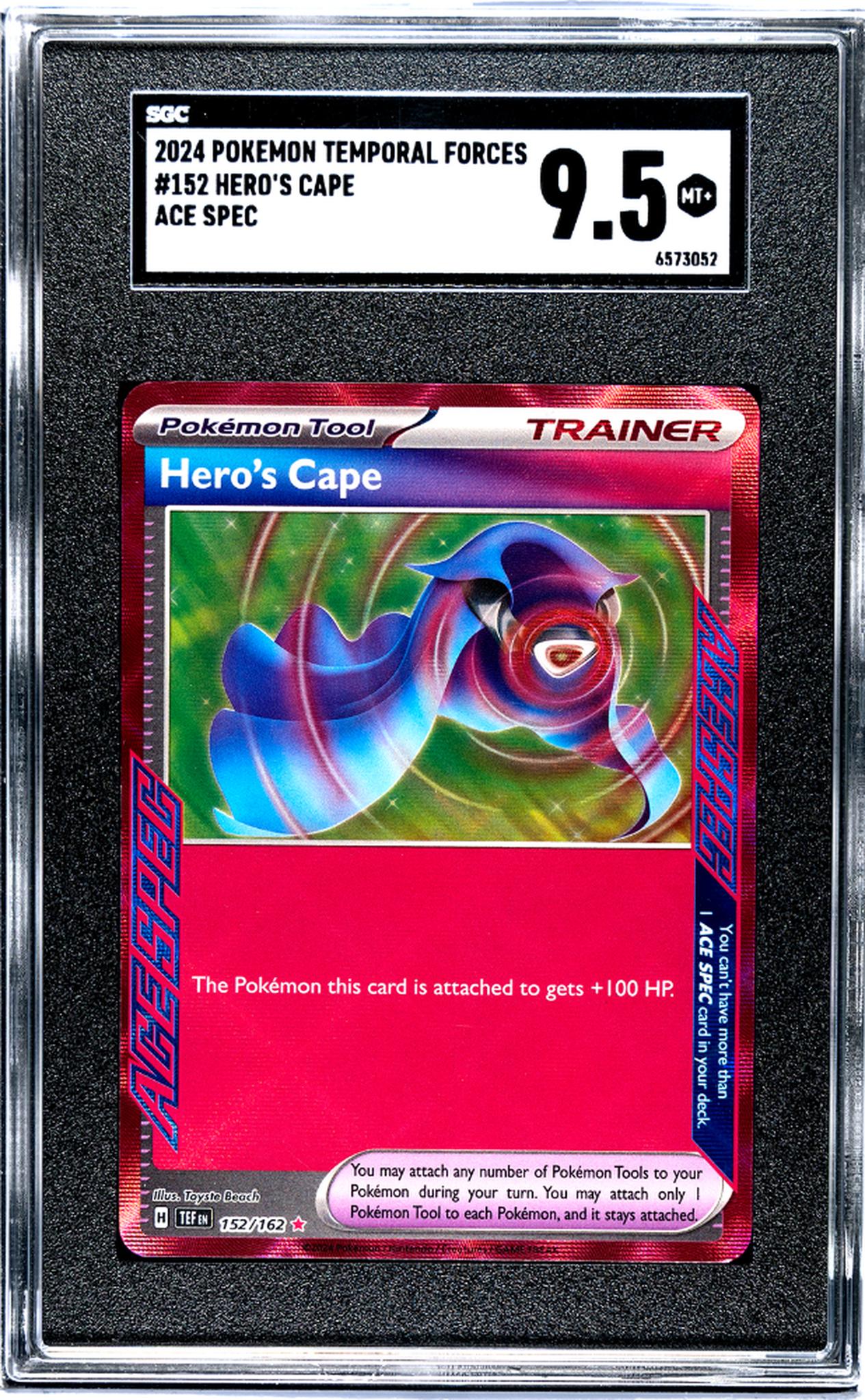 2024 Pokemon #152/162 Temporal Forces SGC 9.5