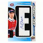 2023 Upper Deck SP Game Used Owen Beck #DDM-OB Draft Day Marks /35 Auto
