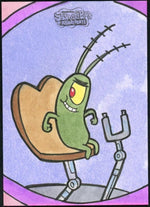 2025 Topps Chrome Spongebob Plankton Sketch 1/1