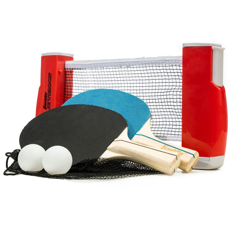Franklin Sports Table Tennis To-Go Set with Retractable Net