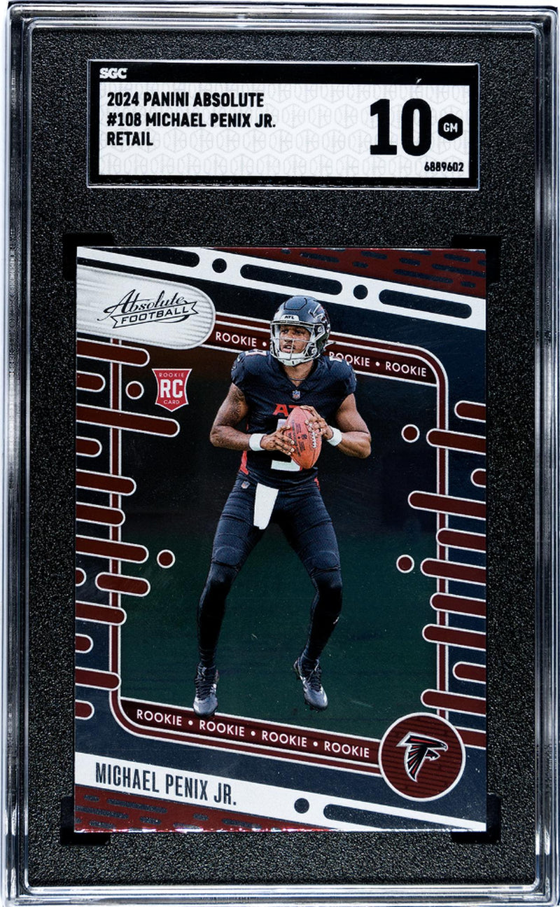 2024 Panini Absolute #108 Michael Penix Jr. Retail SGC 10