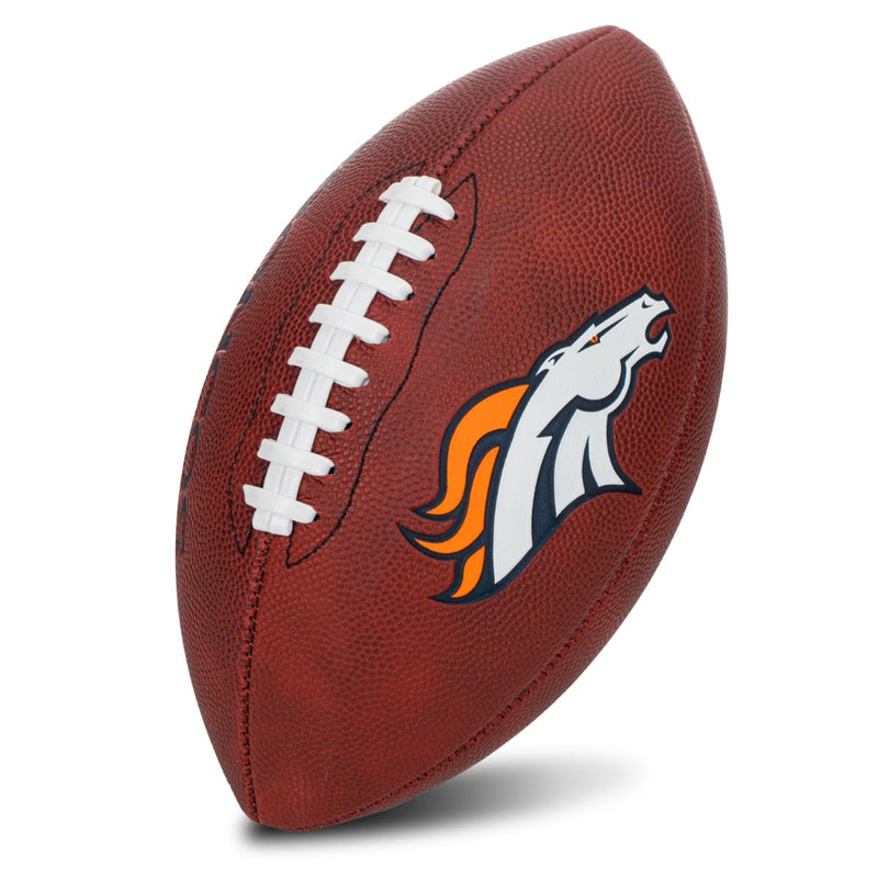Franklin Sports NFL Denver Broncos Junior Brown Football - Boxed