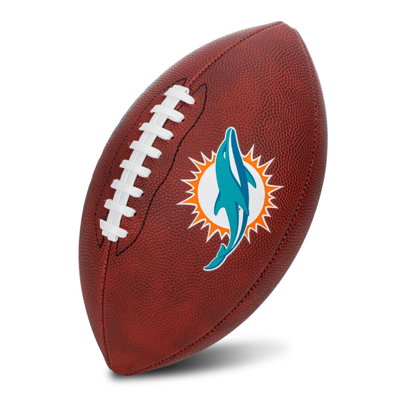 Franklin Sports NFL Miami Dolphins Junior Brown Football - Boxed