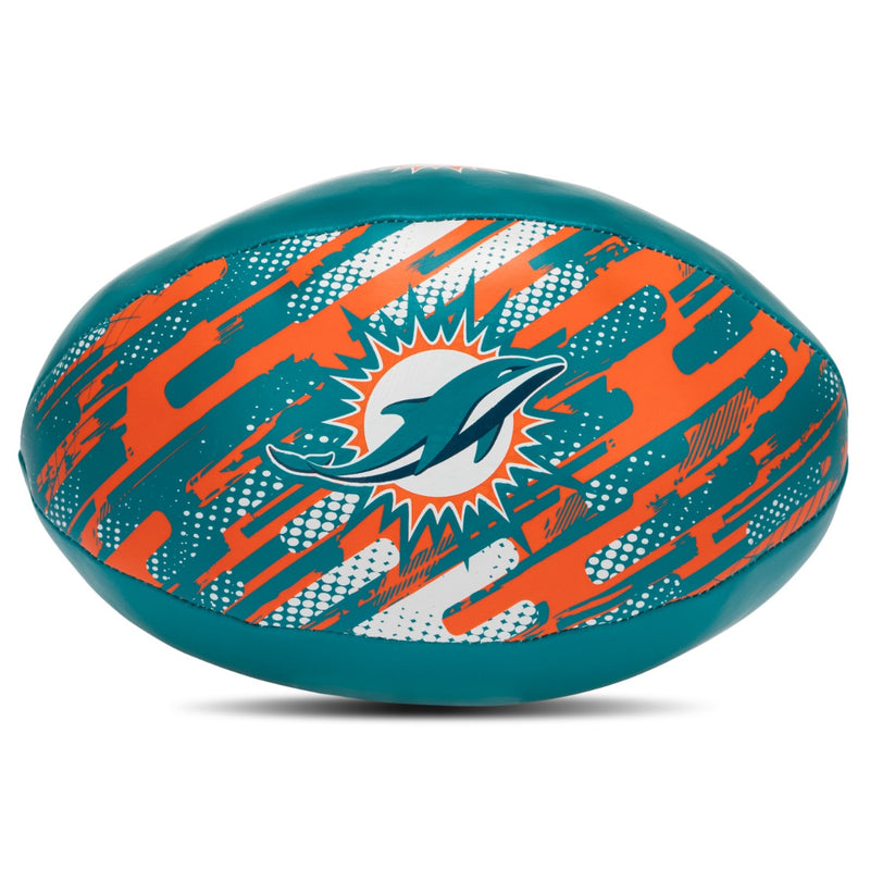 Franklin Sports NFL Miami Dolphins Soft Sport Football - 8 Inch