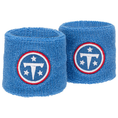Franklin Sports NFL Tennessee Titans Embroidered Wristbands