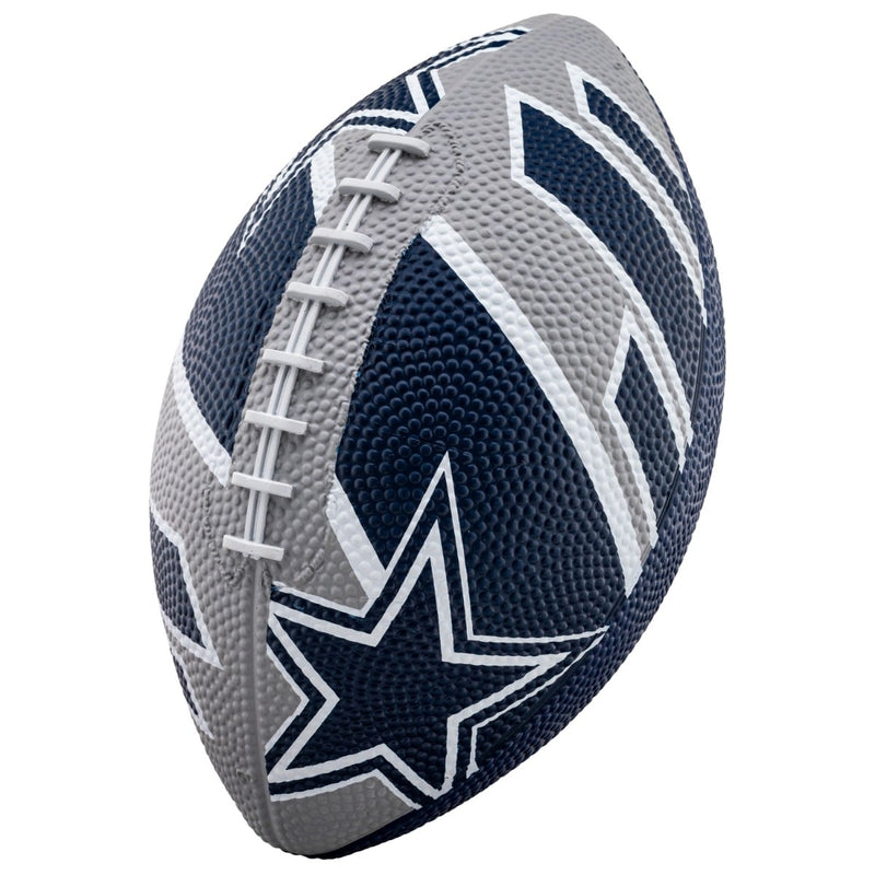 Franklin Sports NFL Dallas Cowboys Rubber Football - 8.5 Inch Mini