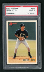 1993 Bowman Derek Jeter #511 PSA 9