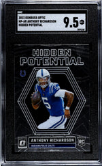 2023 Donruss Optic Hidden Potential Anthony Richardson #HP-AR RC SGC 9.5