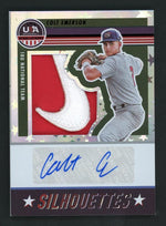 2023 Panini USA Baseball Stars & Stripes SIL-CE Colt Emerson Silhouettes Rookie USA National Team Auto