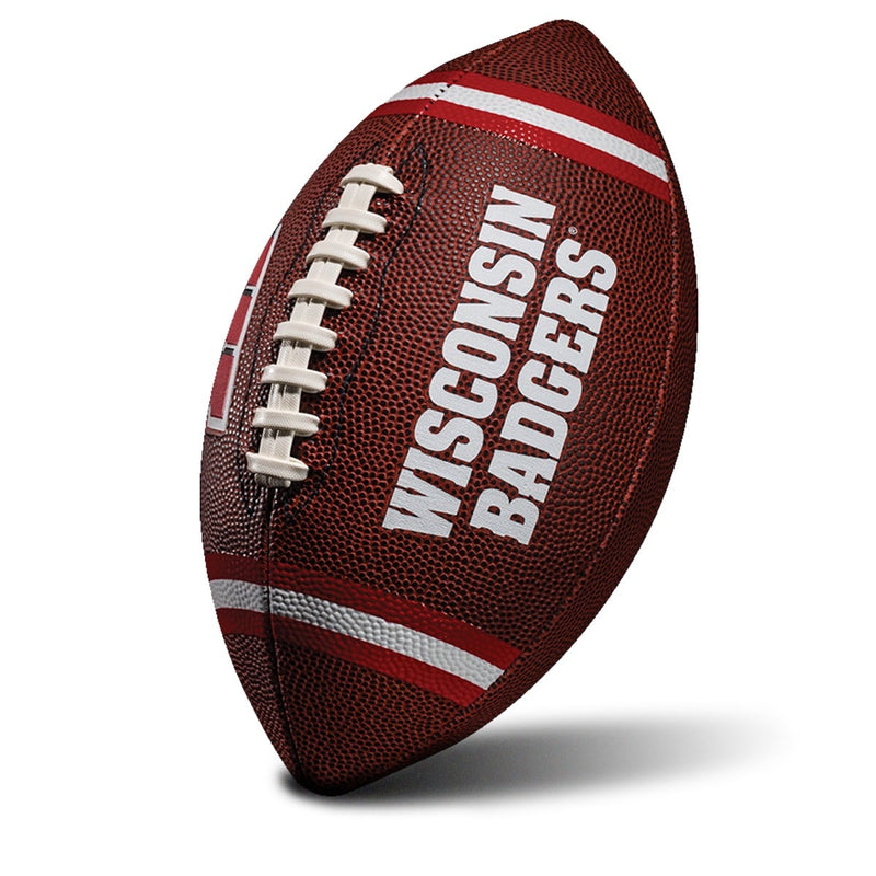 Franklin Sports NCAA Wisconsin Junior Football - 8.5 Inch