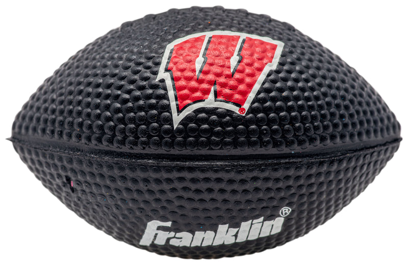 Franklin Sports NCAA Wisconsin Badgers Foam Stress Ball Football - 83mm