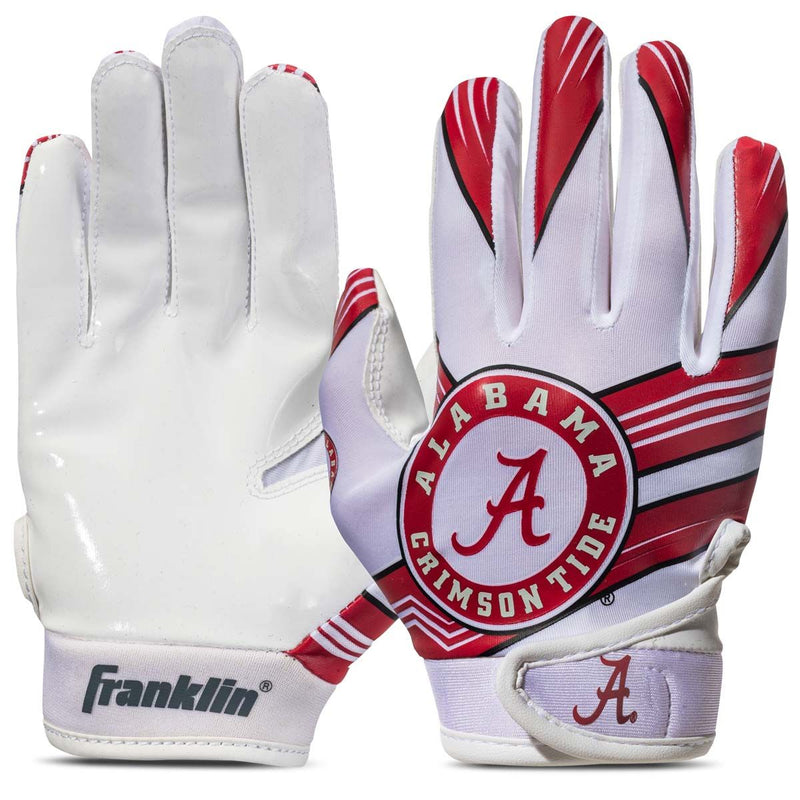 Franklin Sports NCAA Youth Football Receiver Gloves - Choose Your Team