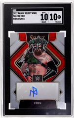 2022 Panini Select Wwe #SG-ERK Erik Sigs. SGC 10