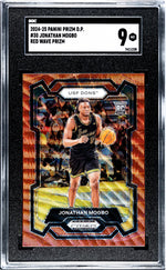 2024 Panini Prizm Draft Red Wave Jonathan Mogbo #30 RC SGC 9