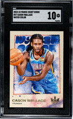 2023-24 Panini Court Kings #27 Cason Wallace Water Color SGC 10