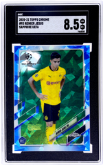 2020-21 Topps Chrome Sapphire Reinier Jesus #93 SGC 8.5 RC