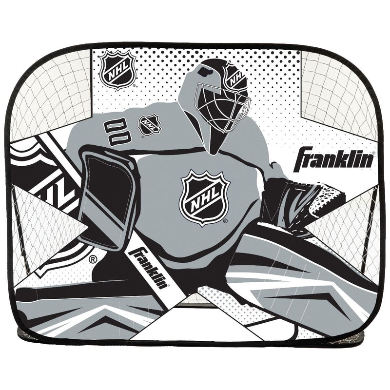 Franklin Sports NHL Pop Up Hockey Goal with Shooter Tutor - 54 Inch