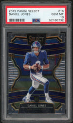 2019 Panini Select Concourse Daniel Jones #16 PSA 10