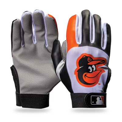 Franklin Sports MLB Baltimore Orioles Batting Gloves