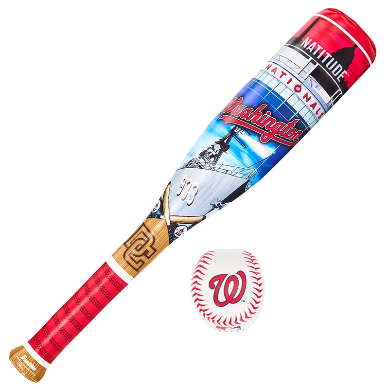 Franklin Sports MLB Washington Nationals Soft Sport Bat & Ball Set