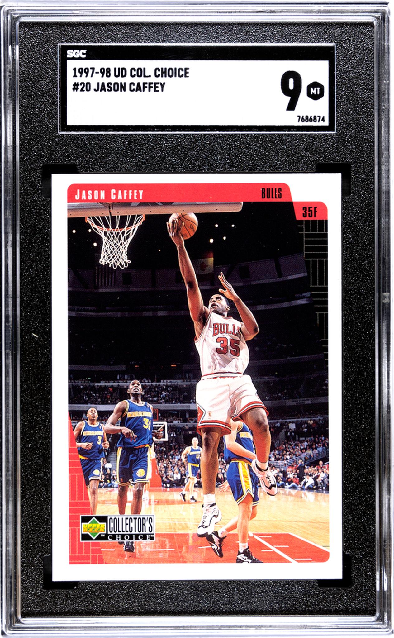 1997-98 Upper Deck Collector's Choice #20 Jason Caffey SGC 9