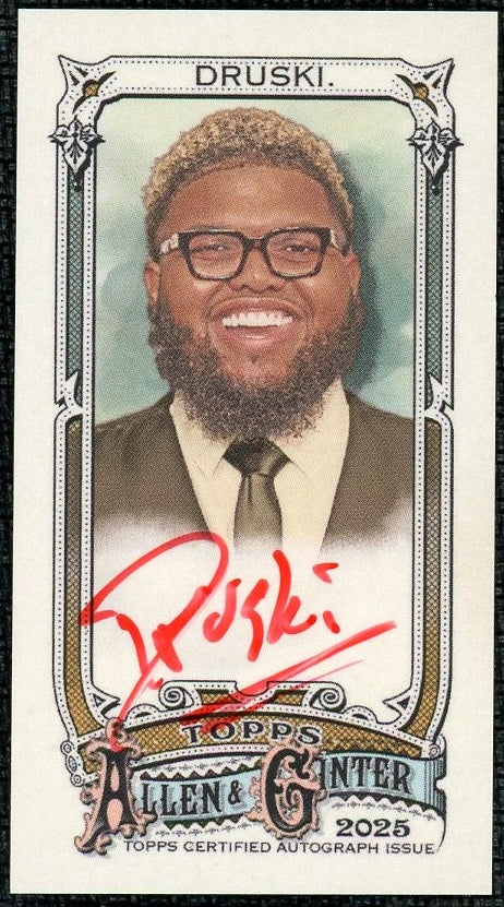 2025 Topps Allen & Ginter Druski Star Autograph Card #MA-DR