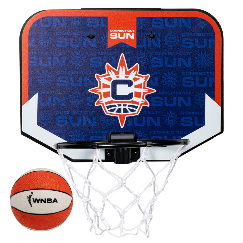 Franklin Sports WNBA Connecticut Sun Mini Over-the-Door Basketball Hoop