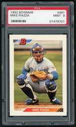 1992 Bowman Mike Piazza #461 PSA 9