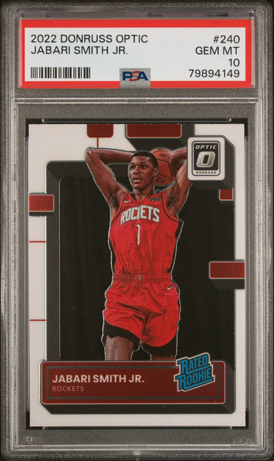 2022 Donruss Optic Jabari Smith Jr. #240 PSA 10