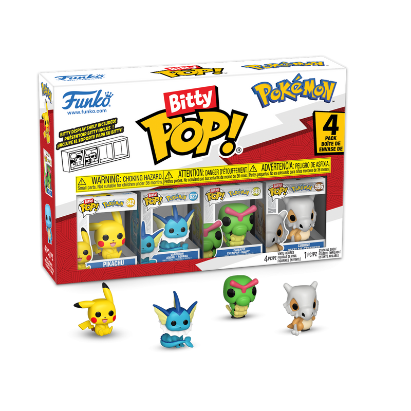 Funko Bitty Pop!: Pokémon - Pikachu 4-Pack Series 1